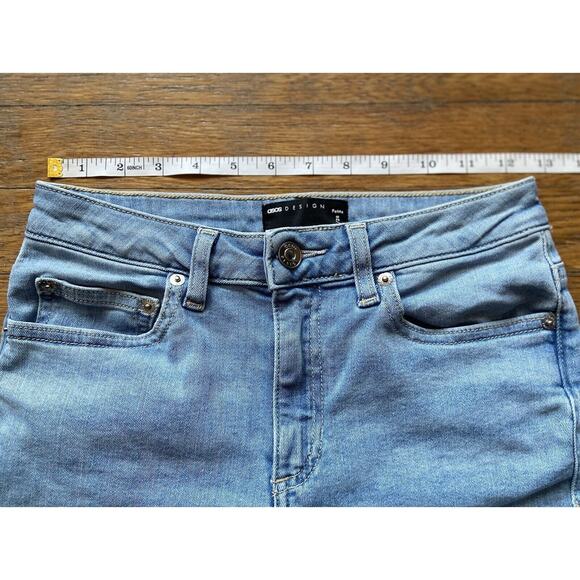 ASOS DESIGN Light Wash Skinny Jeans sz 26 Petite (Actual sz 25w) - Picture 11 of 15